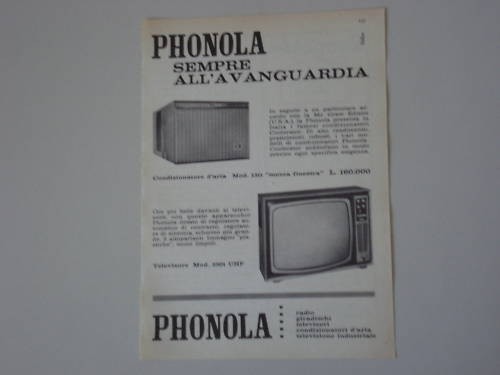 Advertising pubblicità 1961 - advertising,