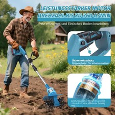 Motozappa da giardino a