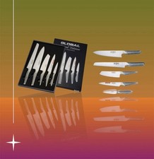 Set coltelli Global  special edition G.2951138R 5 pezzi coltelli da cucina