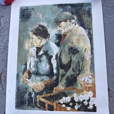 Litografia firmata Victor