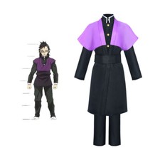 Costume cosplay Demon Slayer Shinazugawa Genya kimono uniforme pantaloni vestito festa