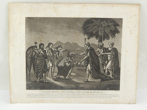 Litografia incisione biblica - litografia,