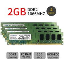 8 GB 4x 2 GB 1066 MHz DDR2