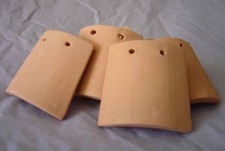 STOCK N. 12 TEGOLE LARGHE IN COTTO ROSSO CM. 8 ALTEZZA X DECOUPAGE E DECORAZIONE