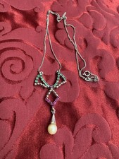Collana In Oro Smeraldi perla