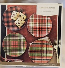 Pier 1 Imports Plaid Piatti