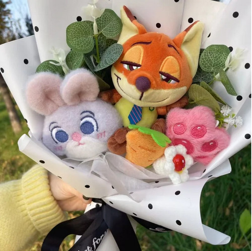 Peluche bouquet zootopia - peluche,