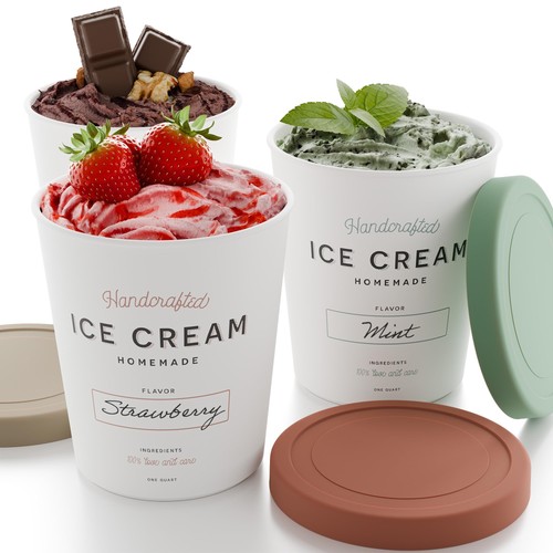 Set contenitori gelato - set,