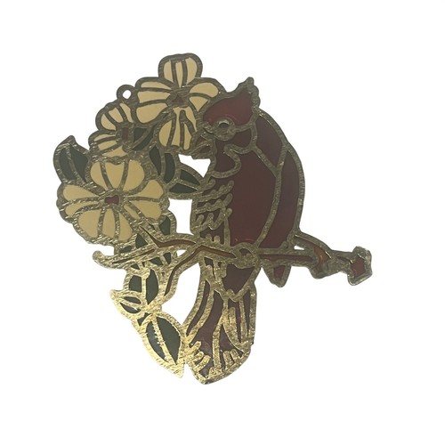 Ornamento uccellino cardinale