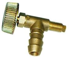 RUBINETTO GAS SPILLO PER FORNELLONE METANO IN OTTONE