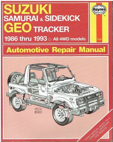 Suzuki samurai sidekick jeep - suzuki,