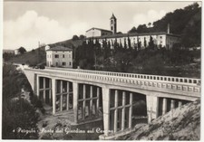 PERGOLA - PESARO - PONTE DEL GIARDINO SUL CESANO - VIAGG. 1955 -12623-