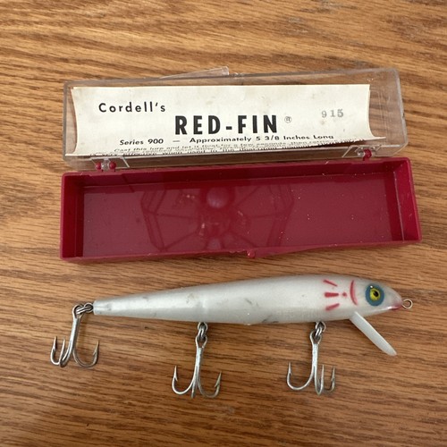 Vintage cordell red fin - vintage, cordell's