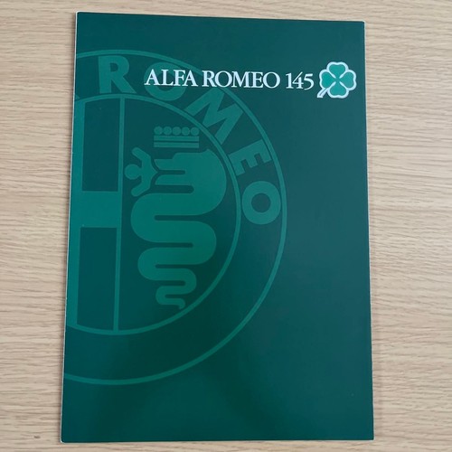 Alfa romeo 145 catalog sheet - alfa, 1-sheet