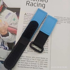 Cinturino orologio ibrido blu