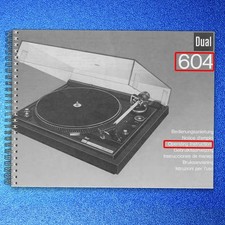 DUAL 604 Turntable User Manual