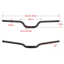 Manubrio 3K Full Carbon U