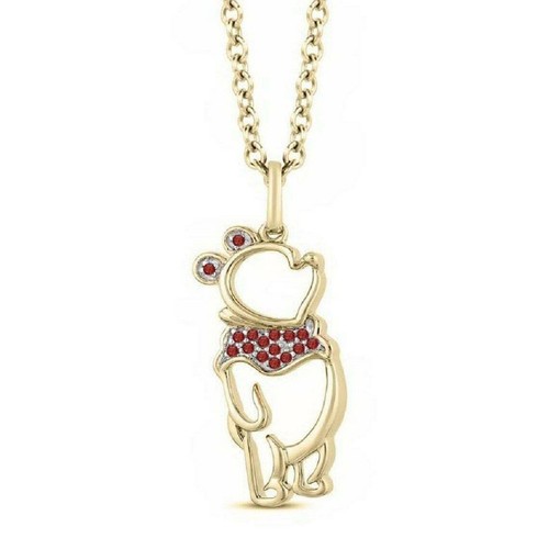 10ct collana con ciondolo a - con,