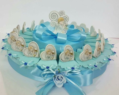 Torta bomboniere cuore bimbo - torta,