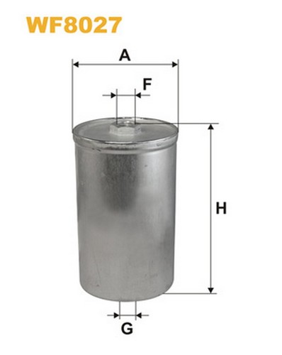 Wf8027 filtro carburante - carburante, per