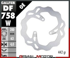 Galfer Disco Freno Posteriore