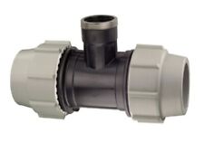 RACCORDO TEE 63x2"x63 POLIETILENE A COMPRESSIONE PER IRRIGAZIONE