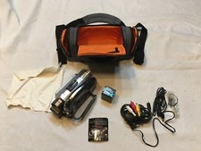 Panasonic HDC-DX1 HIGH DEFINITION DVD Camcorder 1,6 MP CMOS ARGENTO NO CAR, BAT