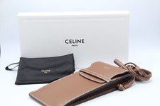 NEW CELINE BROWN LEATHER STRAP