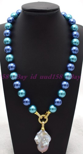 Collana con ciondolo perle