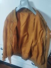 Giubbotto Bomber in pelle scamosciata. Vero Vintage 