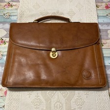 Borsa vintage opaca Hencho a Manoleather valigetta. 12/16 pollici