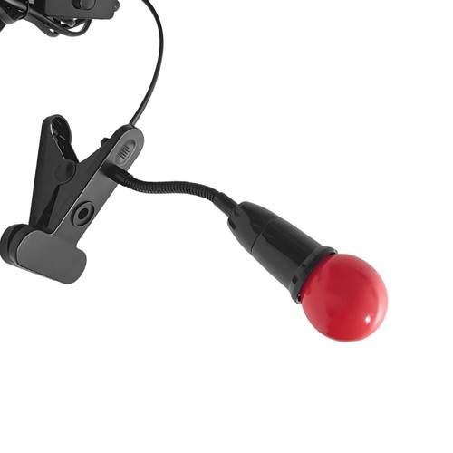 Lampada lampadina rossa - a,