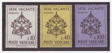 VATICANO - 1963   SEDE VACANTE   SERIE  NUOVA ** MNH