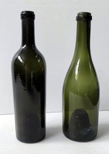 2 Bottiglie Di Vino In Vetro