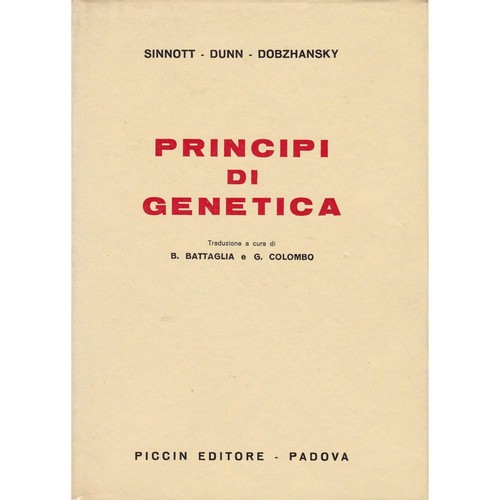 Libro principi genetica - principi, di