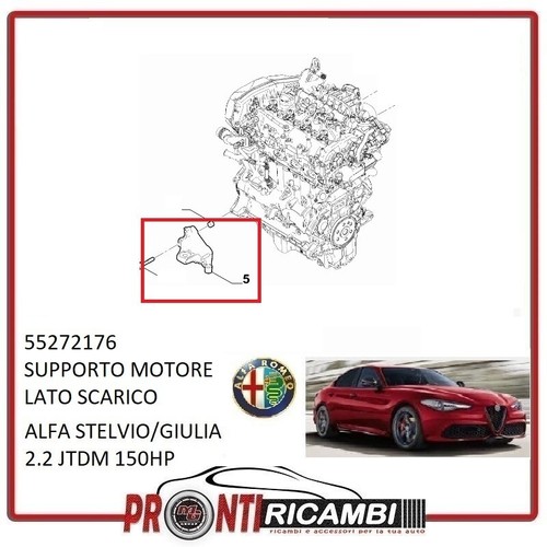 55272176 supporto motore - 55272176,