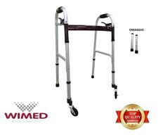 GIRELLO DEAMBULATORE PIEGHEVOLE PER ANZIANI E DISABILI CON RUOTE WIMED