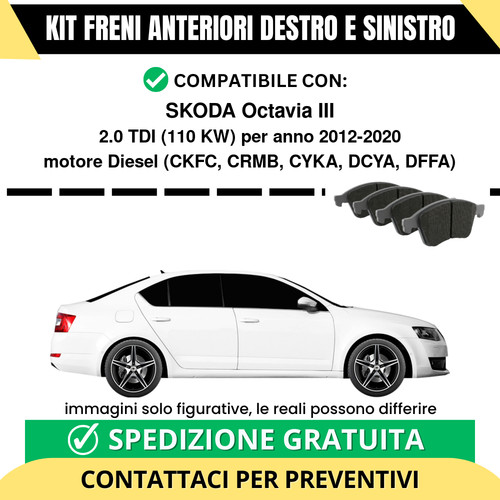 Pastiglie freno anteriori per - pastiglie,