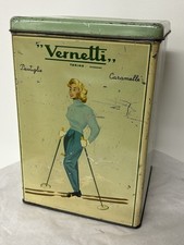 SCATOLA DI LATTA TIN BOX  BOITE VERNETTI CARAMELLE PASTIGLIE