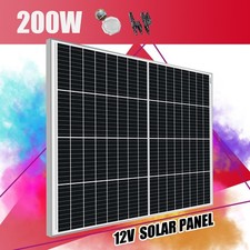 Pannello Solare Fotovoltaico 200W 12V Monocristallino
