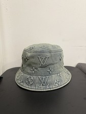 Cappello a secchiello in denim