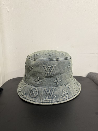 Cappello secchiello denim - a,