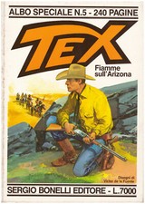 fumetto ALBO GIGANTE TEX SPECIALE numero 5 FIAMME SULL'ARIZONA
