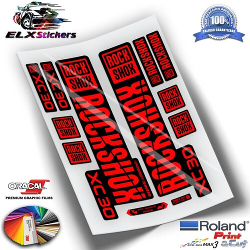 Rockshox fluor aufkleber - 30,