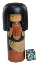 Bambola creativa Kokeshi con
