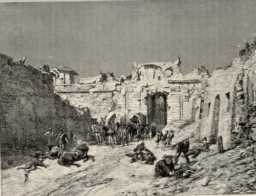 1884 stampa antica rovine - stampa,
