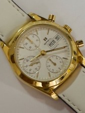 BREIL AUTOMATICO CRONOGRAFO 1987 REFERENZA 11695 ACCIAIO PLACCATO ORO COME NUOVO