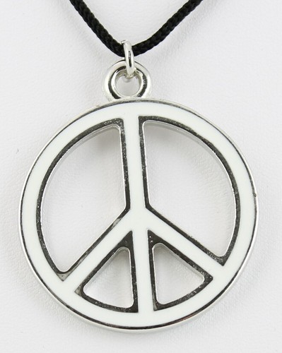 Collana ciondolo metallo pace - ciondolo,