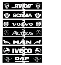 PARAFANGO POSTERIORE SU MISURA CAMION, RIMORCHIO E FURGONE LARGHEZZA COMPLETA, SCANIA, VOLVO, DAF, MERCEDES,