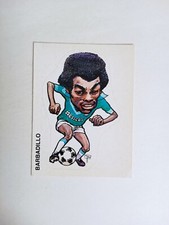 FIGURINA CALCIATORI PANINI 83/84 BARBADILLO CARICATURA N.310 CON VELINA